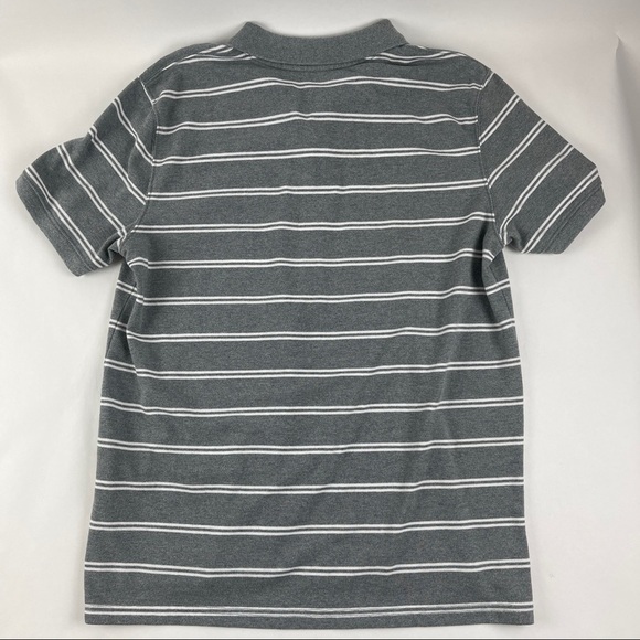 St Johns Bay Mens Legacy Polo Gray Striped Large - Picture 7 of 7